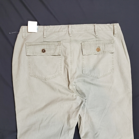 Blue Spice Olive high waist cropped pants size 14 - Picture 4 of 5